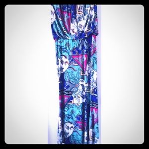 Floral Tube Top Dress